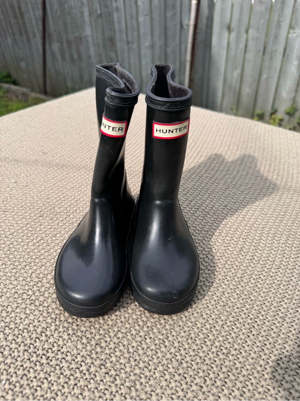 Hunter First Classic Rain Boots Toddler Unisex Black  Size 8 US 7 UK